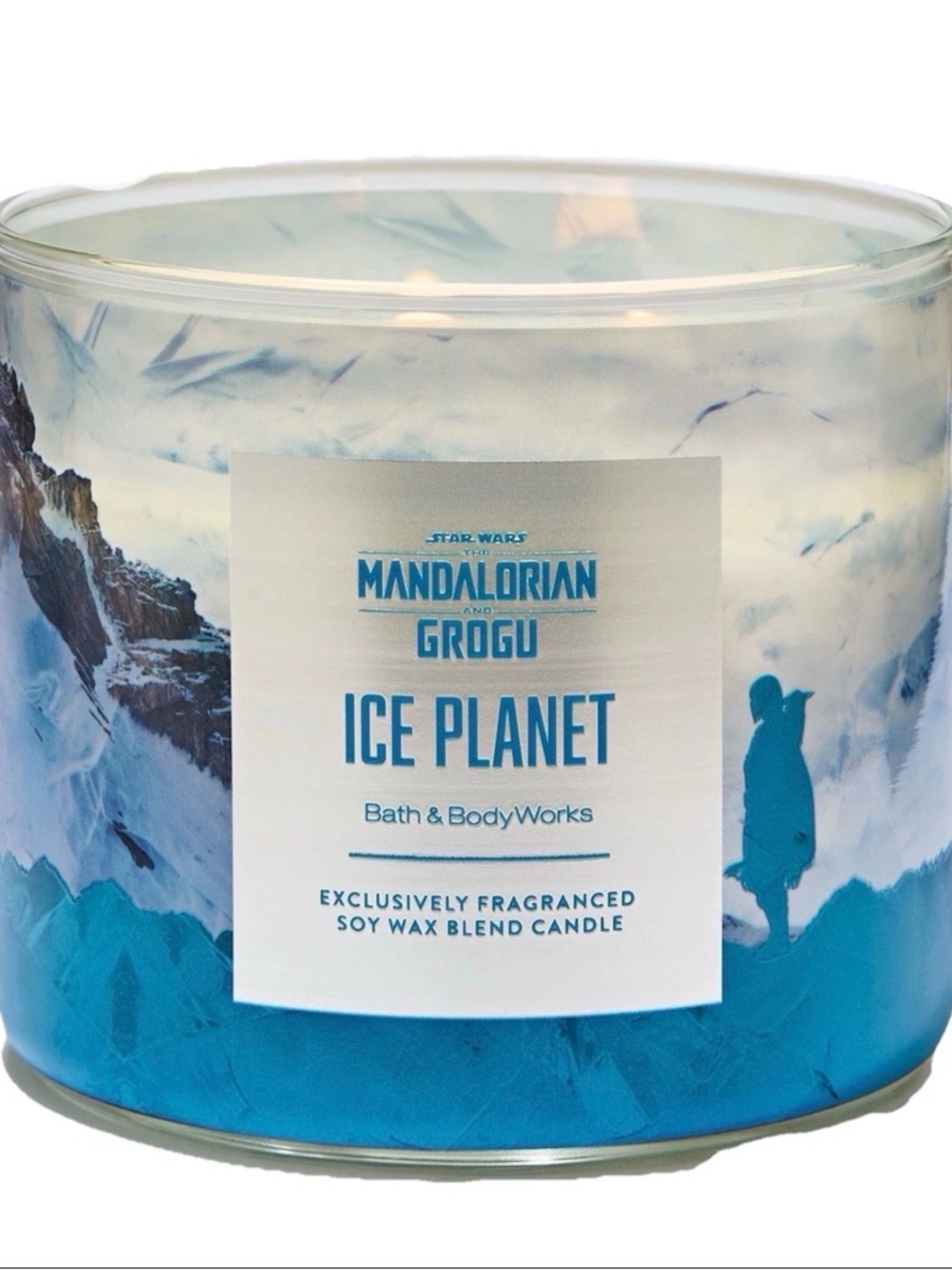 Limited Edition Bath & Body Works x Star Wars Ice Planet 3-Wick Candle - Picture 3 of 4